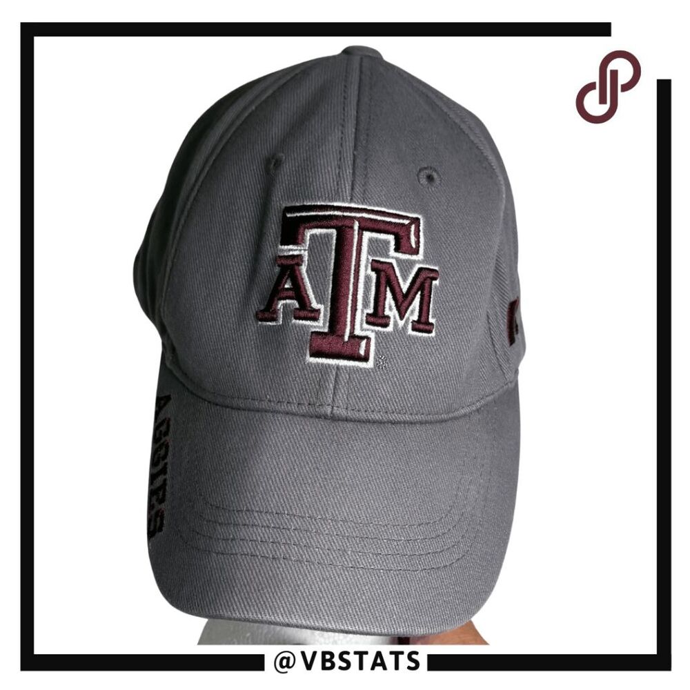 Russell Athletic Men's Texas A&M Aggies Baseball Cap Hat Gray Maroon